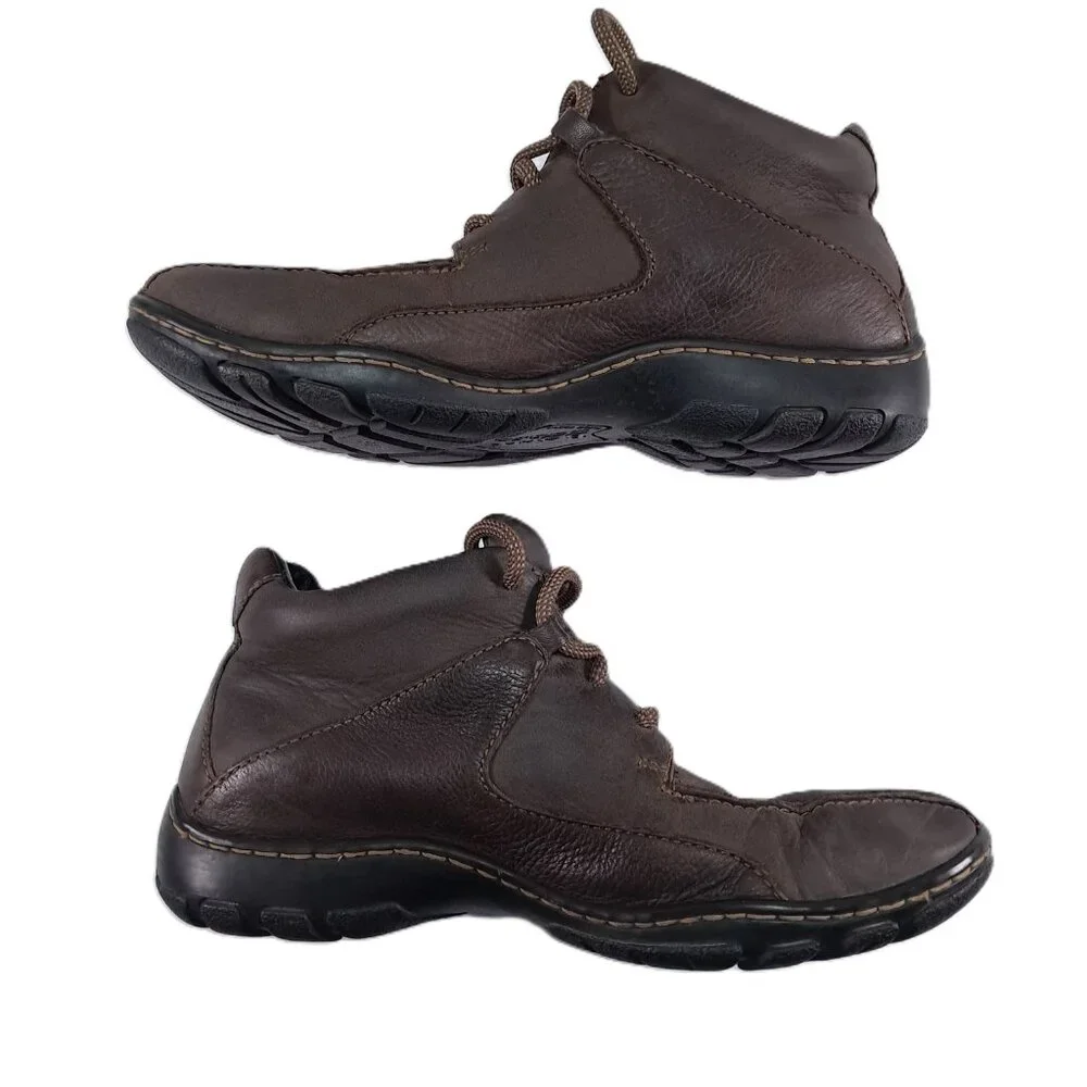 Born Ankle Boots Men US 8, EU 41 Brown Leather Casual Lace Up Chukka